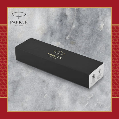 Parker IM Ballpoint Pen | Premium Red Lacquer with Gold Trim | Medium Point with Blue Ink Refill | Gift Box