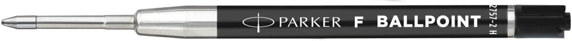 Refill for Parker Pen Black Ink Fine Point | 2 Pieces | Supplied in Blister, Fino