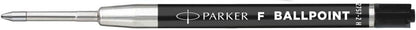 Refill for Parker Pen Black Ink Fine Point | 2 Pieces | Supplied in Blister, Fino