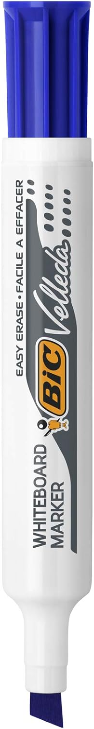 BIC VELLEDA Whiteboard Chisel 1791Marker 3.5 - 5.5mm Box of 12
