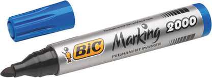 Bic Marking 2000 Permanent Marker Bullet Tip Line Width 1.7mm Blue Ref 820914
