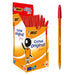 BIC Cristal Fine Ballpoint Pens - Red - Large Box of 50 Fine Point (0.8 mm) Long-Lasting Pens for Office