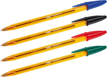 BIC Cristal Fine Ballpoint Pens - Red - Large Box of 50 Fine Point (0.8 mm) Long-Lasting Pens for Office