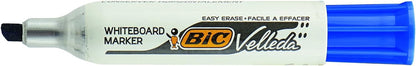 BIC Velleda 1781 Whiteboard Marker Chisel Tip - Assorted Colours, Pack of 4