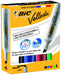 BIC Velleda 1781 Whiteboard Marker Chisel Tip - Assorted Colours, Pack of 4
