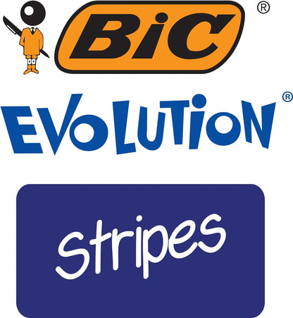 Bic LAPICES DE GRAFITO EVOLUTION STRIPES UNIDAD (12 unid.)