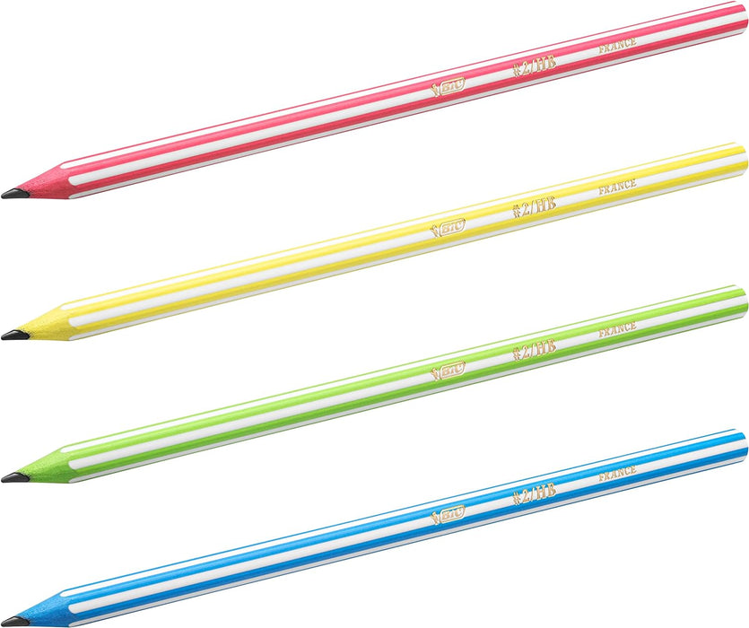 Bic LAPICES DE GRAFITO EVOLUTION STRIPES UNIDAD (12 unid.)