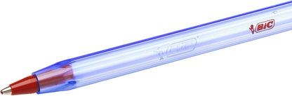 BIC Cristal Soft Ballpoint Pen 0.4 MM Pack of 50 Red