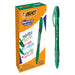 Bic 943443 Gel-ocity Illusion Pressure Gel Rollerball 0.3 mm Box of 12 Green Green 12 count (Pack of 1)