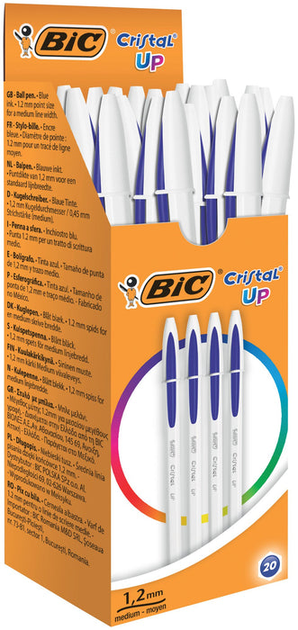 Bic Cristal Up Ballpoint Pen, Blue