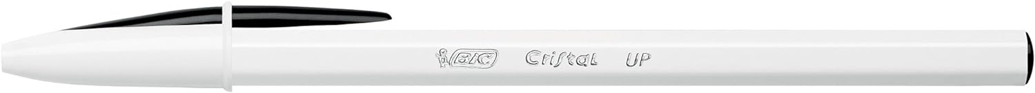 Bic Cristal Up Ballpoint Pen, Black, 20 Count (Pack of 1