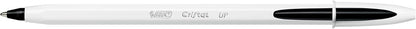 Bic Cristal Up Ballpoint Pen, Black, 20 Count (Pack of 1