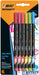 BIC Intensity Fine Felt Tip Pens - Assorted Pastel Colours, Pack of 6