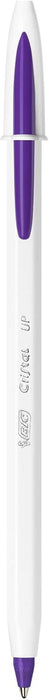 BIC Cristal Up Ballpoint Pens - Assorted Colours, Box of 20 Count (Pack of 1