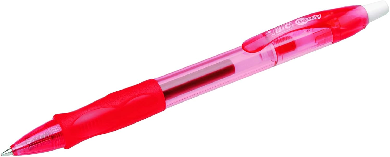 BIC Velocity Medium Retractable Gel Pen (Box of 12