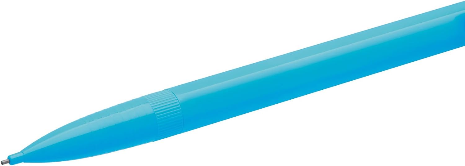 BIC Matic Fun 0.7mm Mechanical Pencils - Assorted Colours, Box of 12,Yellow,Blue,Green,White