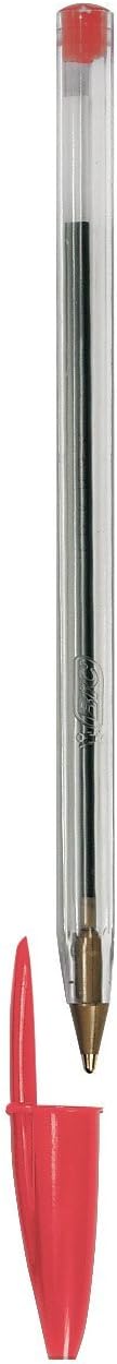 BIC Cristal Original Bolígrafos Punta Media (1,0mm) Colores Surtidos, Material Oficina y Escolar, Tubo de 20 unidades (16+4 gratis) (Paquete de 2)