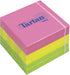 Post-it 7676N Tartan Sticking Labels 76 x 76 mm Contains 6 Neon