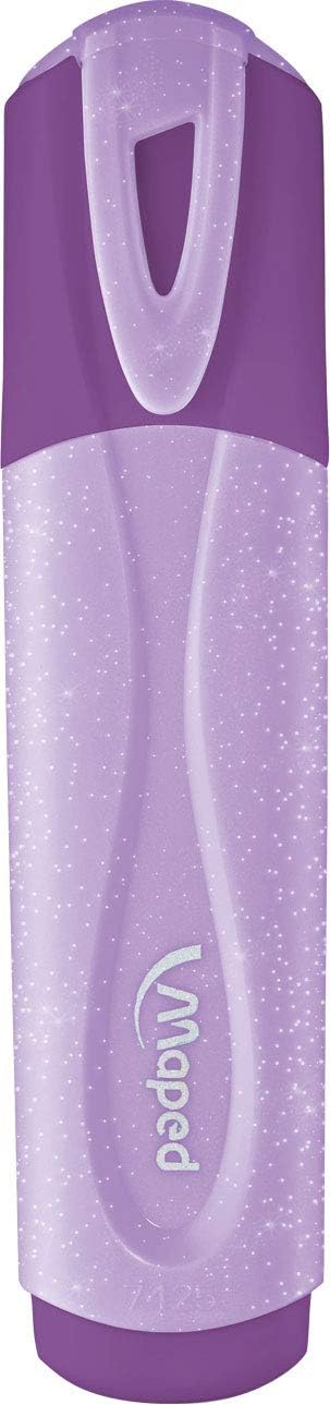 Maped Pastel Glitter Highlighter Pens (Pack of 2 - Assorted Colours