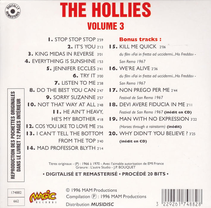 Hollies Volume 3