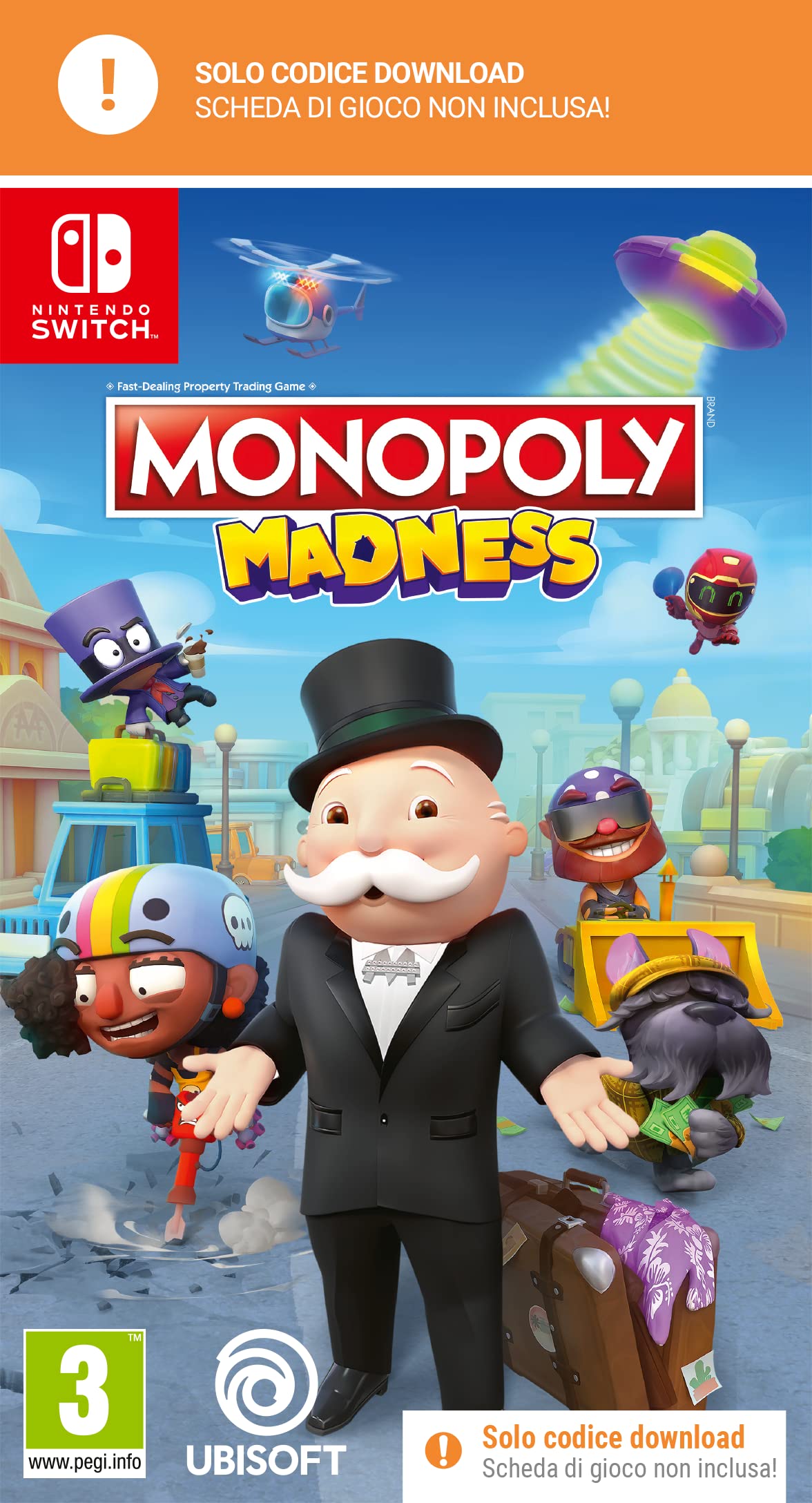 Monopoly Madness Switch Code In Box - - nintendo_switch Standard