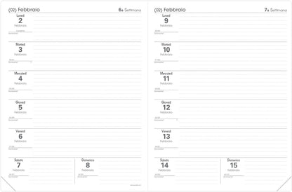 Quo Vadis 62604120MQ Year 2020 Teacher's Agenda IT Club - 21x27cm - 2 Weeks on 2 Pages - August/Lugl
