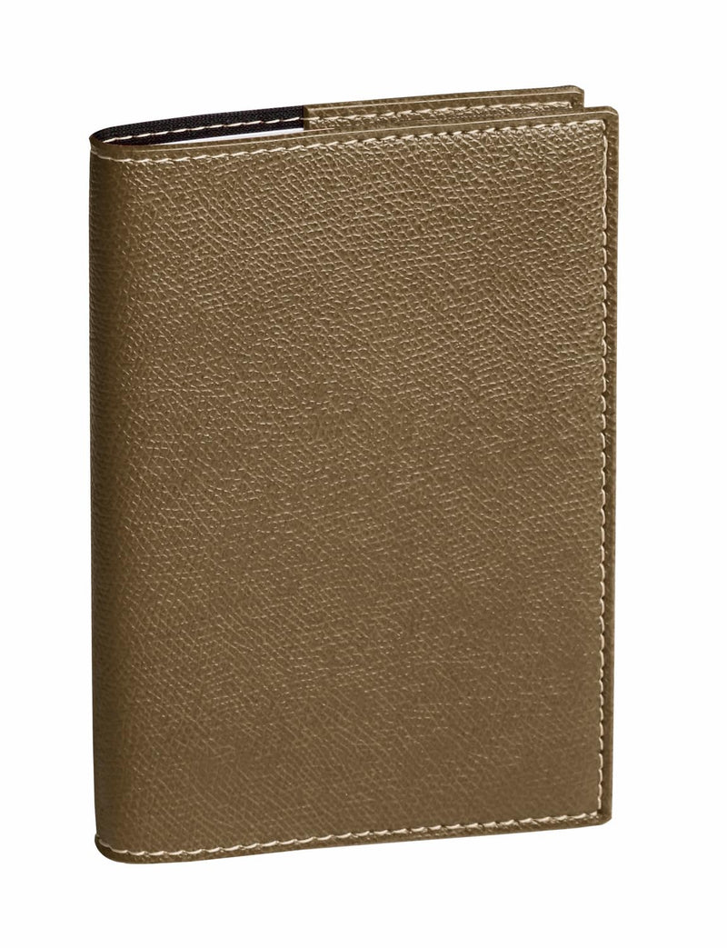 QUO VADIS - 0041341Q - Line: Business - Annual Pocket Diary 2023, Weekly, 13 Months, December-December, 10x15 cm, White Paper, Bronze Color Cover In Synthetic Club, Italian