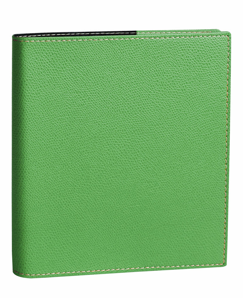 Quo Vadis 014988Q Executive Agenda Italian Language Year 2023 Color Sage Green Size 16x16 cm Weekly 13 Months December-December White Paper with Address Book and Removable Cover in Synthetic Club