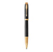 Parker IM Rollerball Pen, Premium Black and Gold with Fine Point Black Ink Refill (1931660