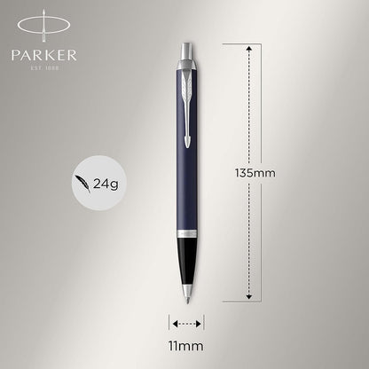 Parker IM Kugelschreiber | Matte Blue | Mittlere Spitze | Blau | Geschenkbox