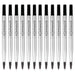 Parker Rollerball Pen Ink Refill | Fine | Black QUINK Ink | 1 Countaa