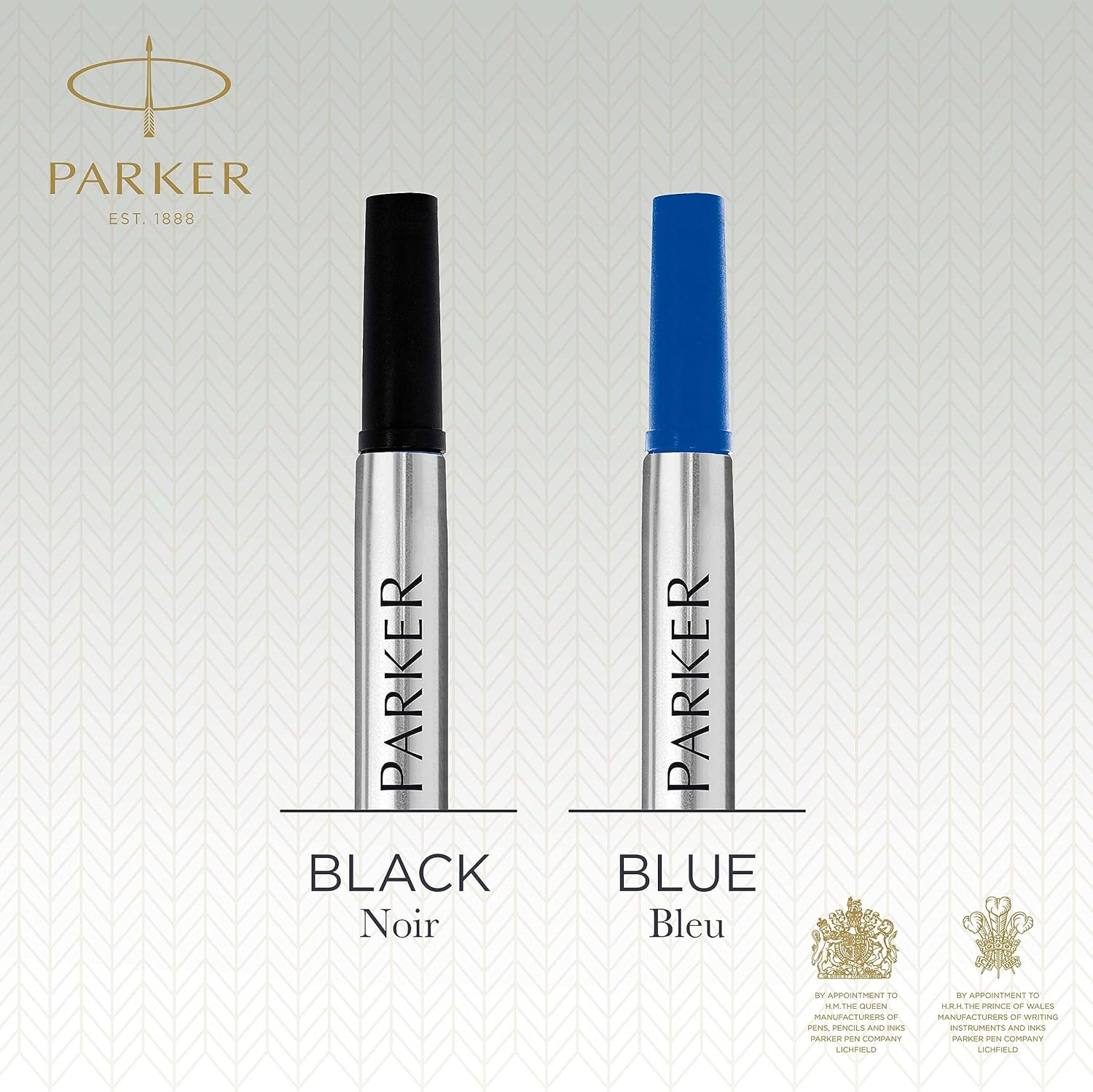 Parker Rollerball Pen Ink Refill | Fine | Black QUINK Ink | 1 Countaa