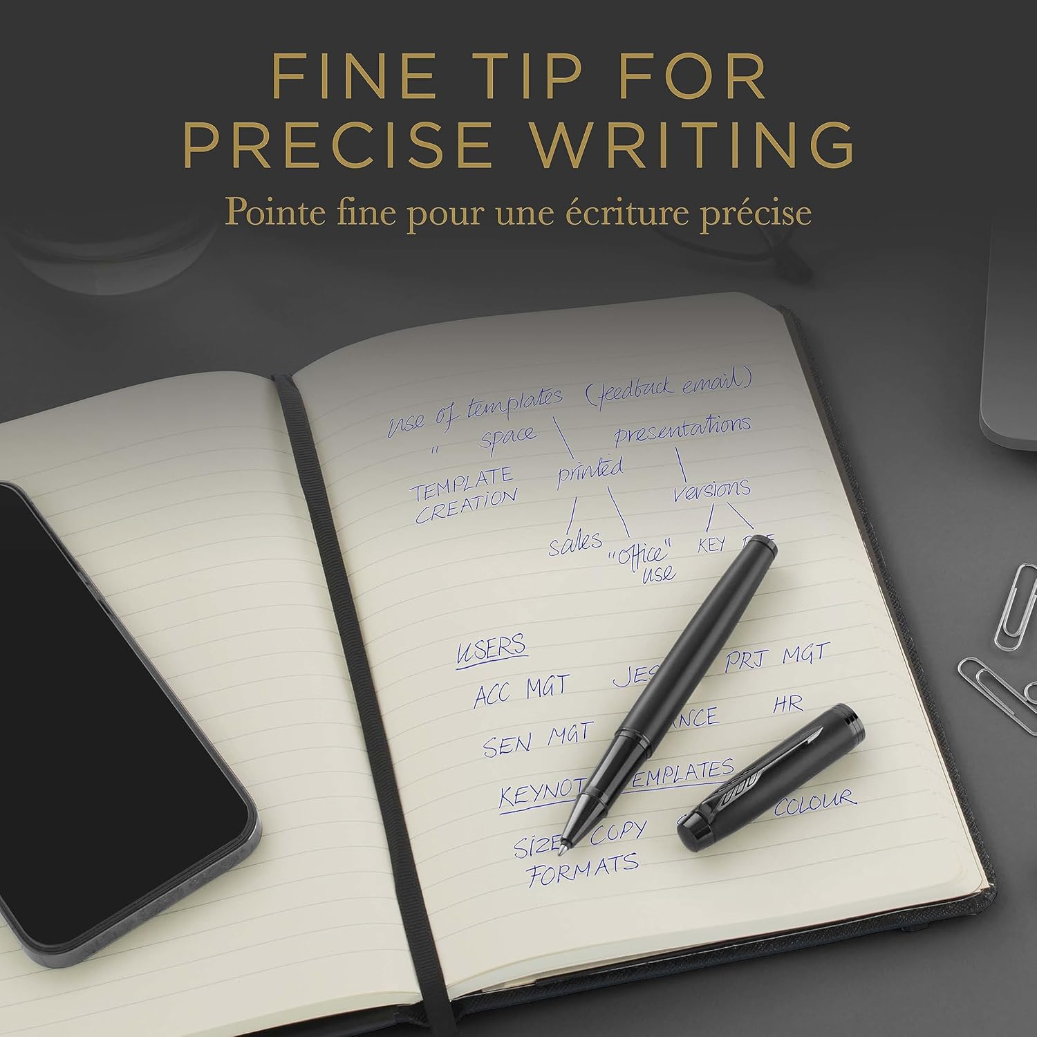 Parker Rollerball Pen Refills | Fine Point | Blue QUINK Ink