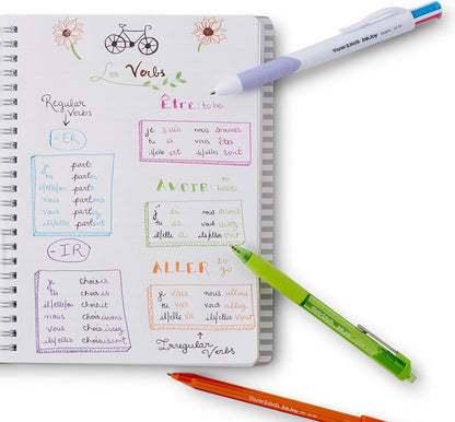 Paper Mate InkJoy 100ST Ballpoint Pens | Medium Point (1.0mm) | Fun Colours | 10 Count