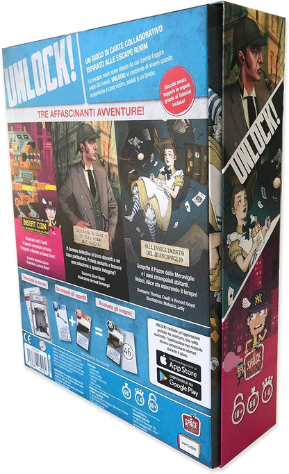 Asmodee Scunl05It Unlock Heroic Adventures Board Game Edition In Italian, multi-coloured