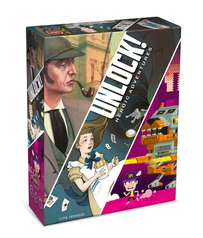 Asmodee Scunl05It Unlock Heroic Adventures Board Game Edition In Italian, multi-coloured