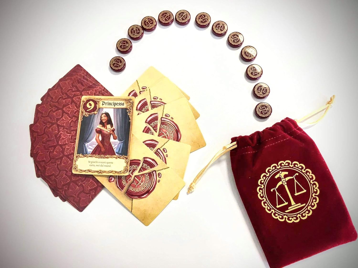 ASMODEE love letter, 9065 Asmodee , Italian version