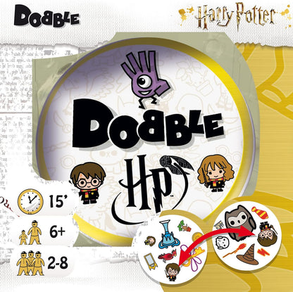 Asmodee 8243 Harry Potter Dobble Board Game - Italian Language Single Single