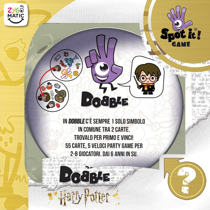Asmodee 8243 Harry Potter Dobble Board Game - Italian Language Single Single