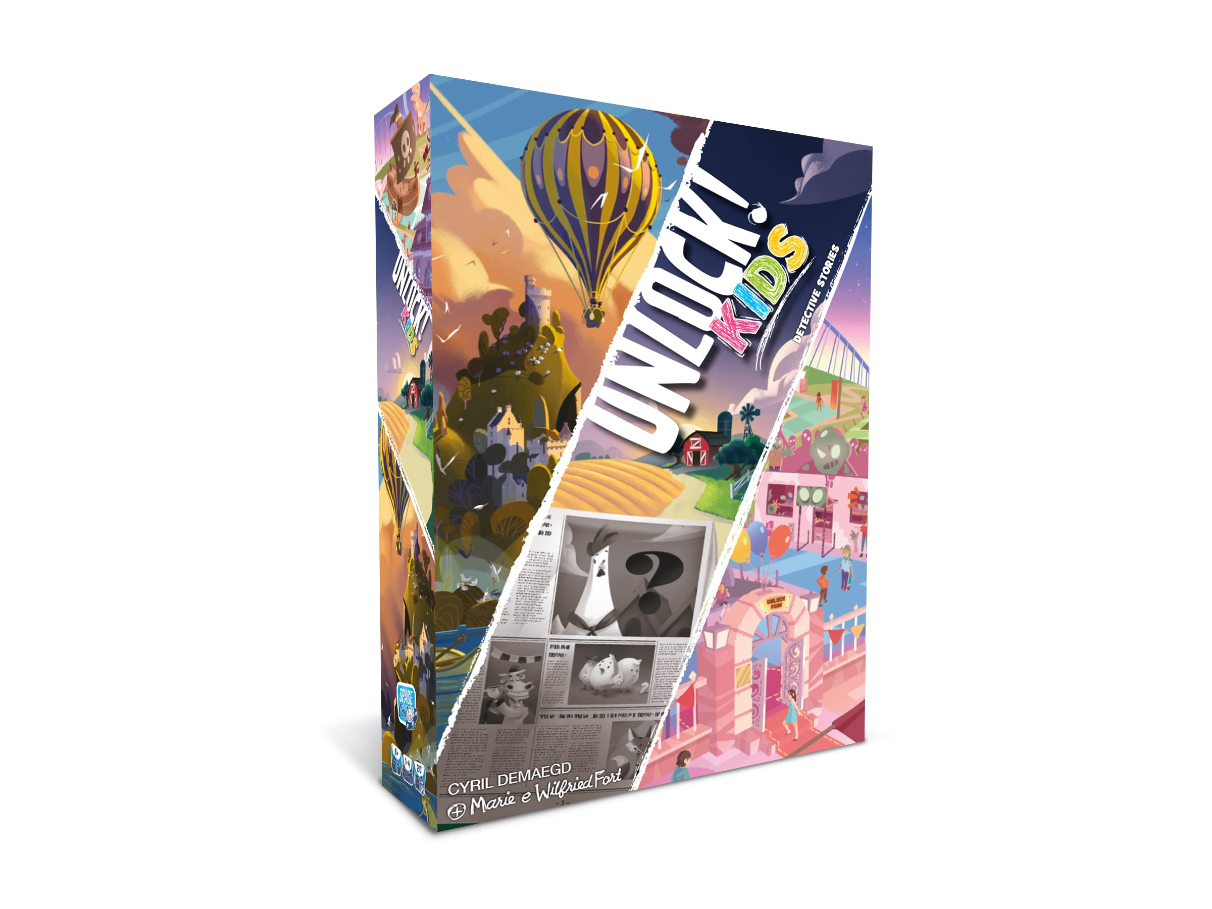 Asmodee - Unlock! Kids, Table Escape Room, 6+ Years, Italian Edition, 8763