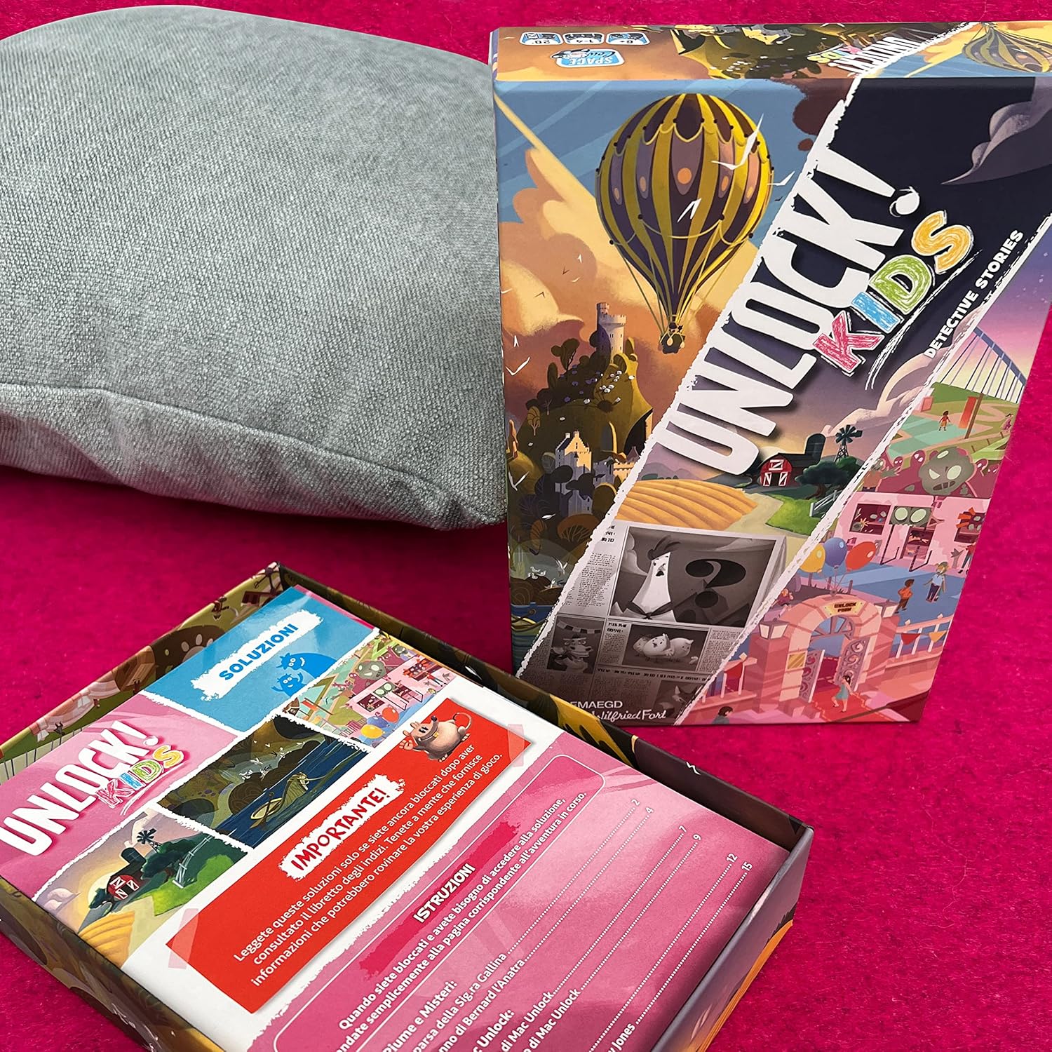 Asmodee - Unlock! Kids, Table Escape Room, 6+ Years, Italian Edition, 8763