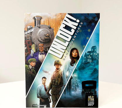 Asmodee Unlock!, Game Adventures, Board Game with App, Escape Room, 1-6 Players, 10+ Years, Italian Edition