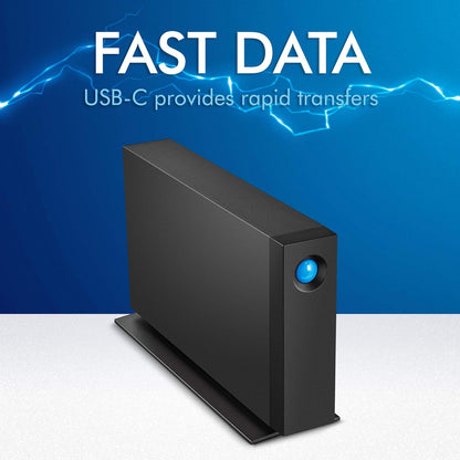 LaCie d2 Professional, 4TB, External Hard Drive Desktop, Thunderbolt 3 USB-C, 7200 RPM Enterprise Class Drives, for Mac and PC Desktop, 1 Month Adobe CC, 5 year Rescue Services (STHA4000800)