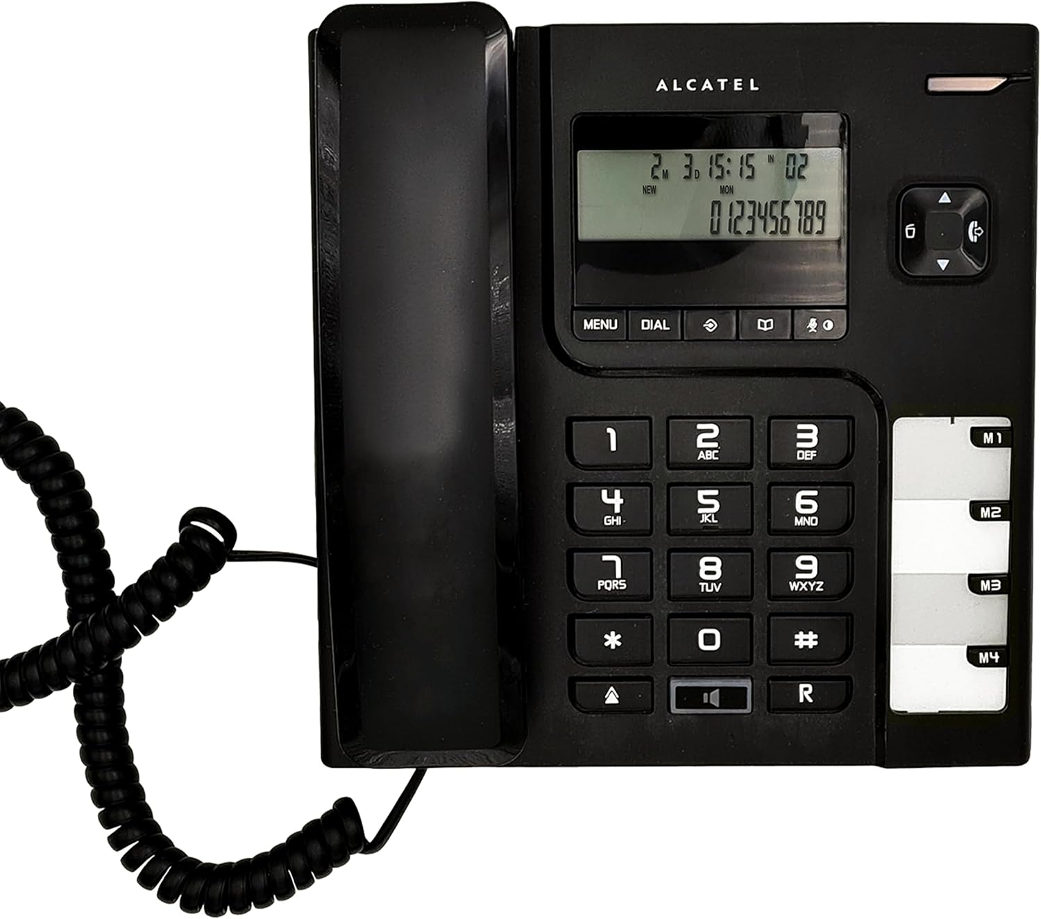 Alcatel Temporis T56, Corded phone, Black