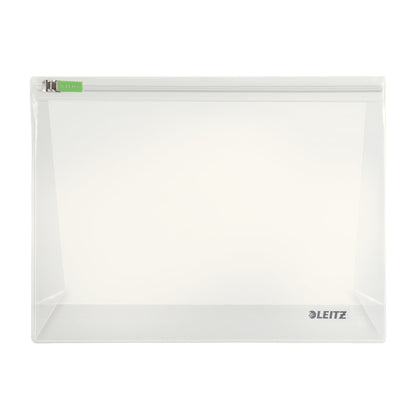 Leitz Medium Traveller Zip Pouch Complete Range, Plastic, Clear