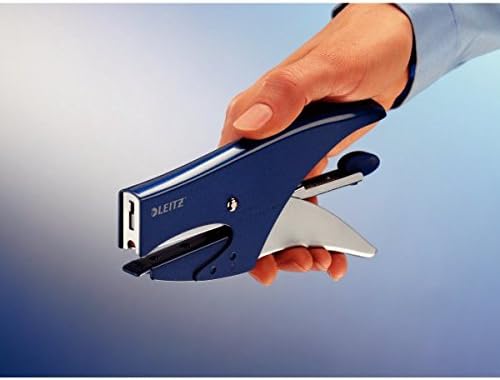 Leitz 55470033 Stapler Back-Loading 15-Sheet Capacity Water-Blue