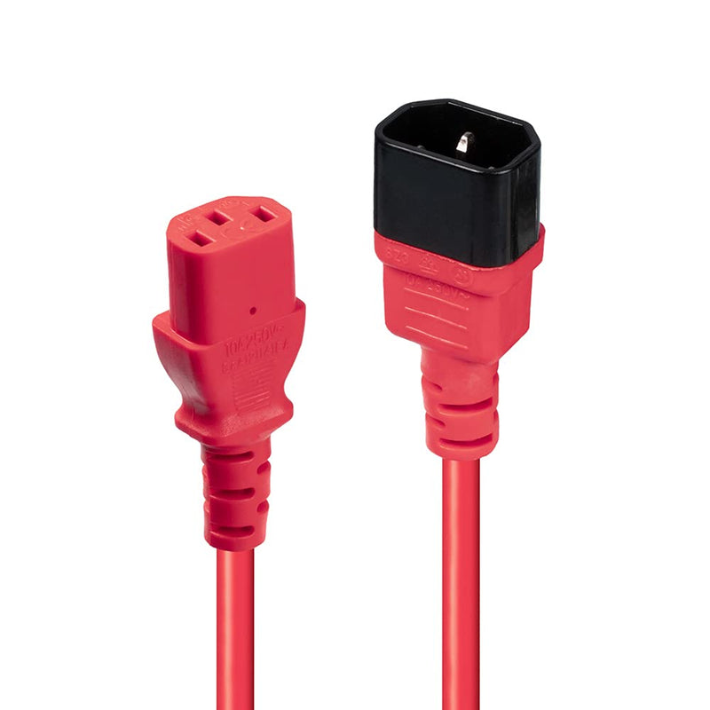 Lindy 2m IEC C14 to IEC C13 Extension Power Cable