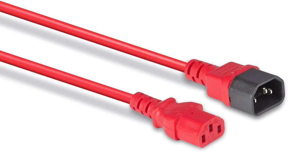 Lindy 2m IEC C14 to IEC C13 Extension Power Cable