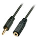 Lindy 35656 cable de audio 10 m 3.5mm Negro - Cables de audio (3.5mm, Macho, 3.5mm, Hembra, 10 m, Negro