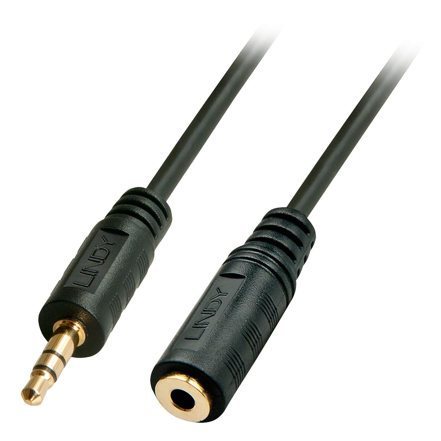 Lindy 35656 cable de audio 10 m 3.5mm Negro - Cables de audio (3.5mm, Macho, 3.5mm, Hembra, 10 m, Negro
